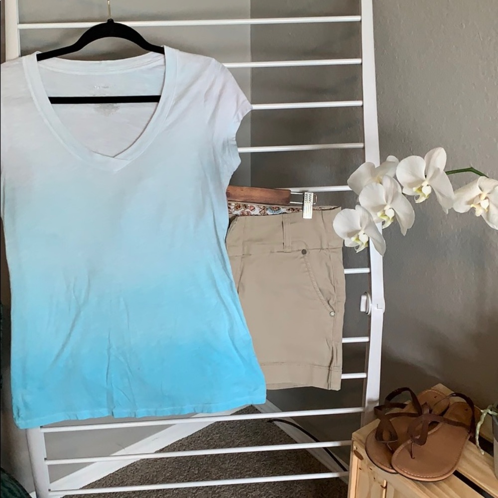 No Boundaries Hand-dyed ombré T-shirt, size Large